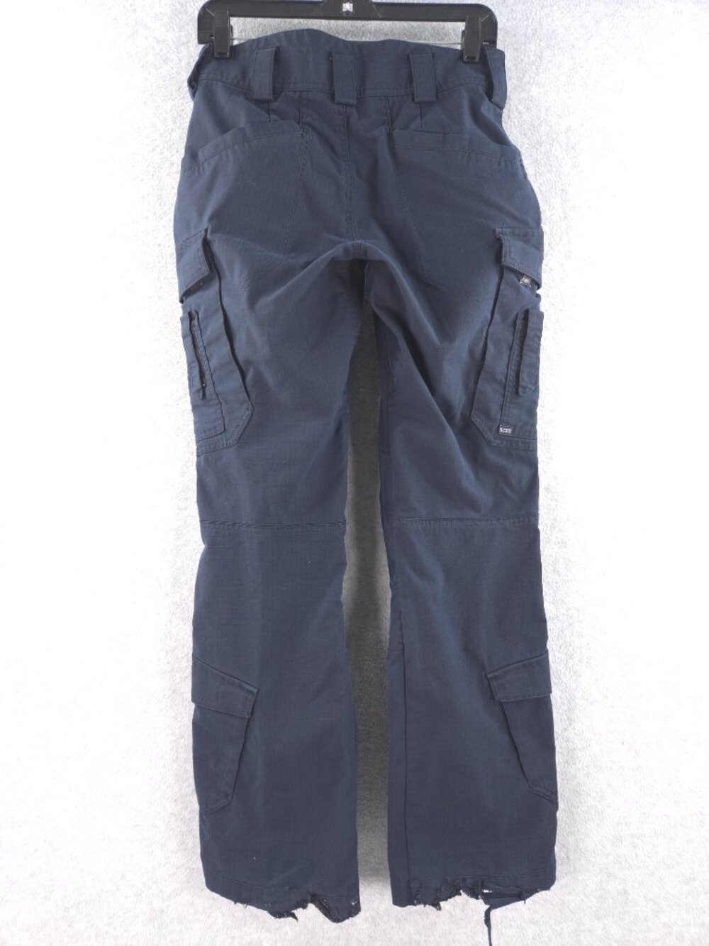 5.11 Tactical Stryke Pants Womens Size 4 Navy Blue 28x32 Ripstop Cargo *Flaw*